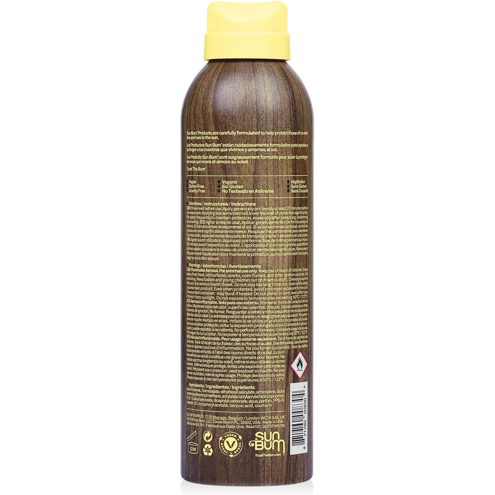 Sun Bum Original SPF 30 Sunscreen Spray 170g SB322408